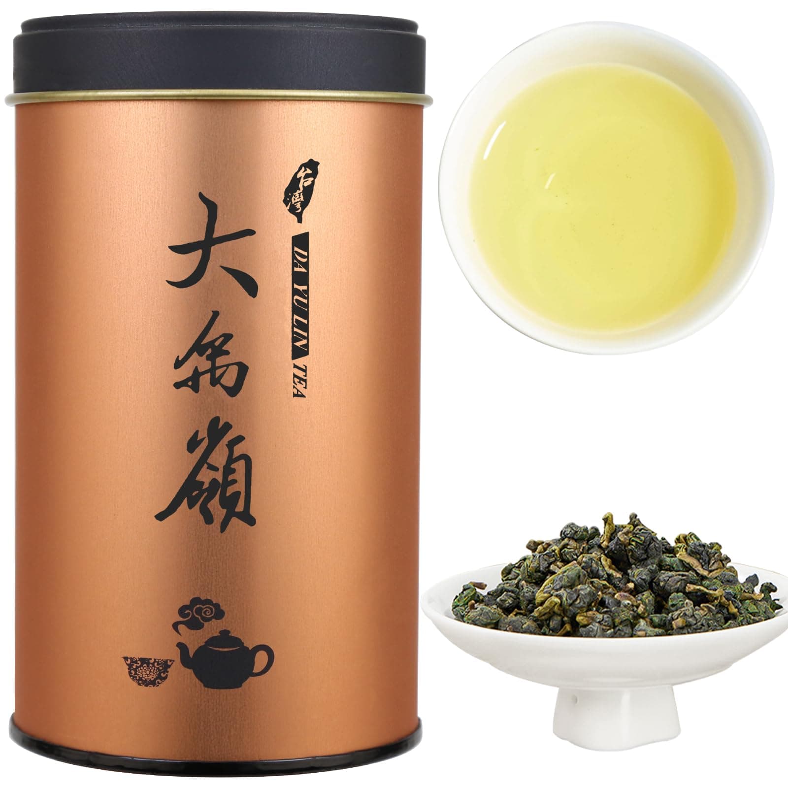 XIXICHA Dayuling Oolong Tea Taiwan High Mountain Tea Oolong Tea Loose Leaf Premium Formosa Floral Scent 大禹岭 台湾茶 台湾高山茶 乌龙茶 （120 cups）5.29oz/150g