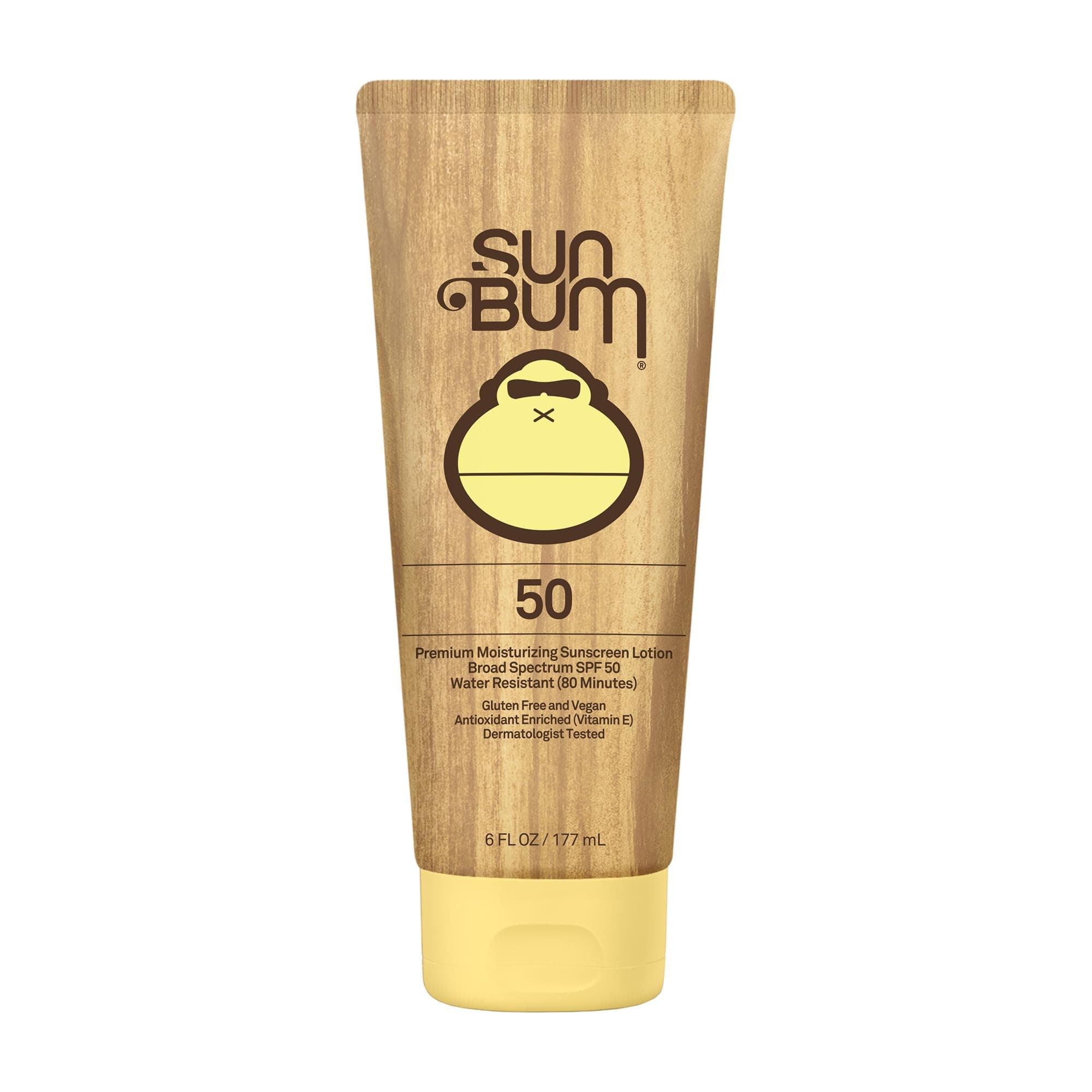 Sun Bum Original Moisturizing Sunscreen Lotion, Broad Spectrum SPF 50, 6 Fl Oz