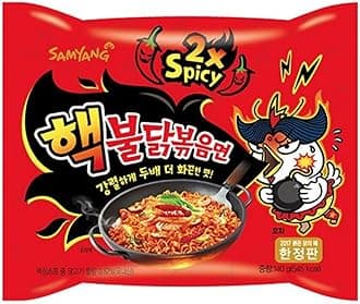 Samyang Hot Chicken Ramen 2X Spicy Noodles, 140 grams