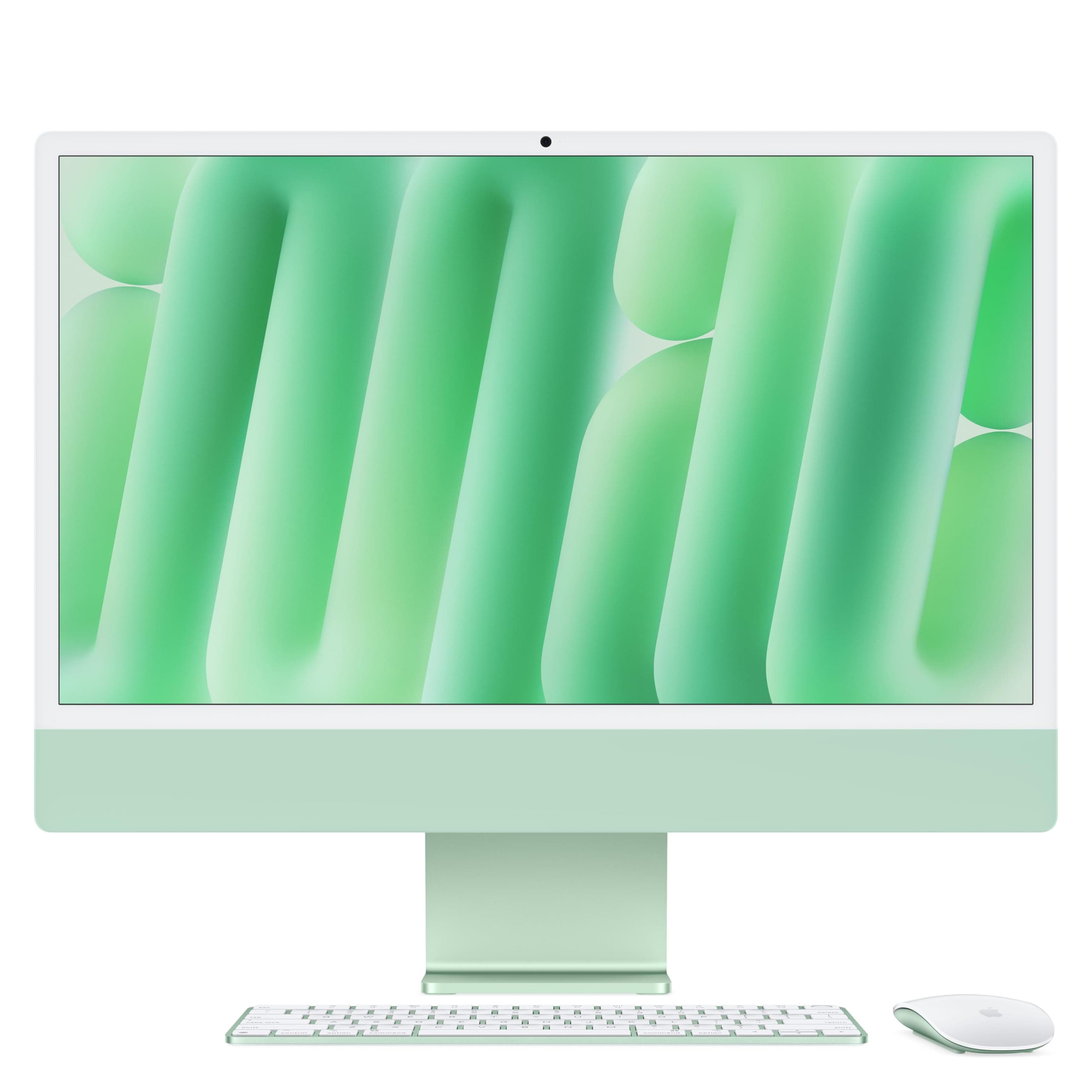 Apple iMac All-in-One Desktop Computer with M4 chip with 10-core CPU and 10-core GPU: Built for Apple Intelligence, 24-inch Retina Display, 16GB Unified Memory, 256GB SSD storage; Green