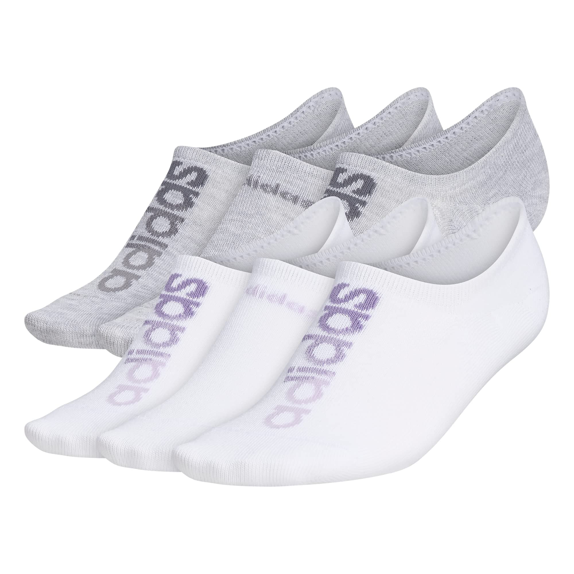 Womens Superlite Linear Super No Show Socks (6-pair)