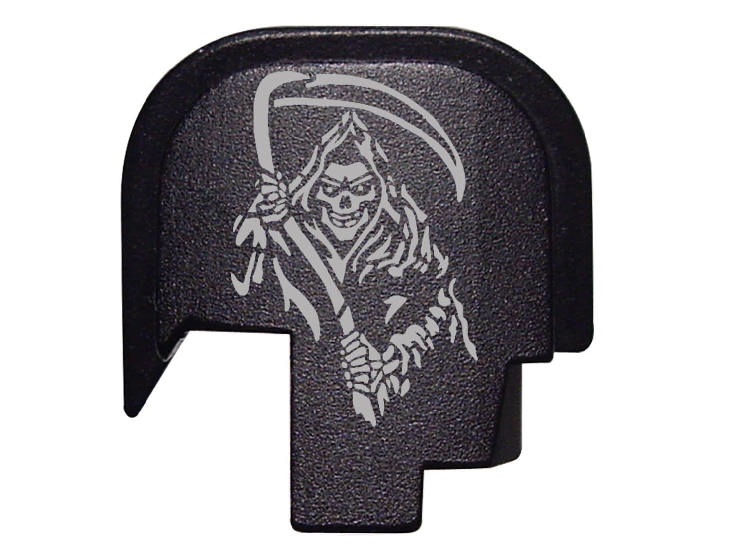 NDZ Performance for S&W Shield Rear Back Plate 9mm .40 Black Grim Reaper 2