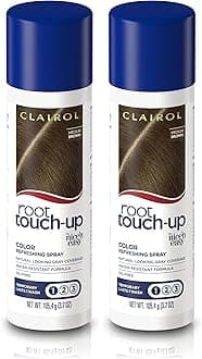 Root Touch-Up Temporary Hair Coloring Spray, Medium Brown Hair Color, Pack of 2