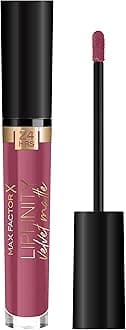 Max Factor Lipfinity Velvet Matte Lipstick, Matte Merlot - 3.5 ml