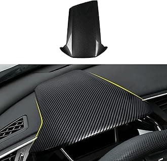 - Car Dashboard Instrument Protective Cover Decals for 2016-2021 Honda Civic 10th Gen Accessories ABS Carbon Fiber Stickers