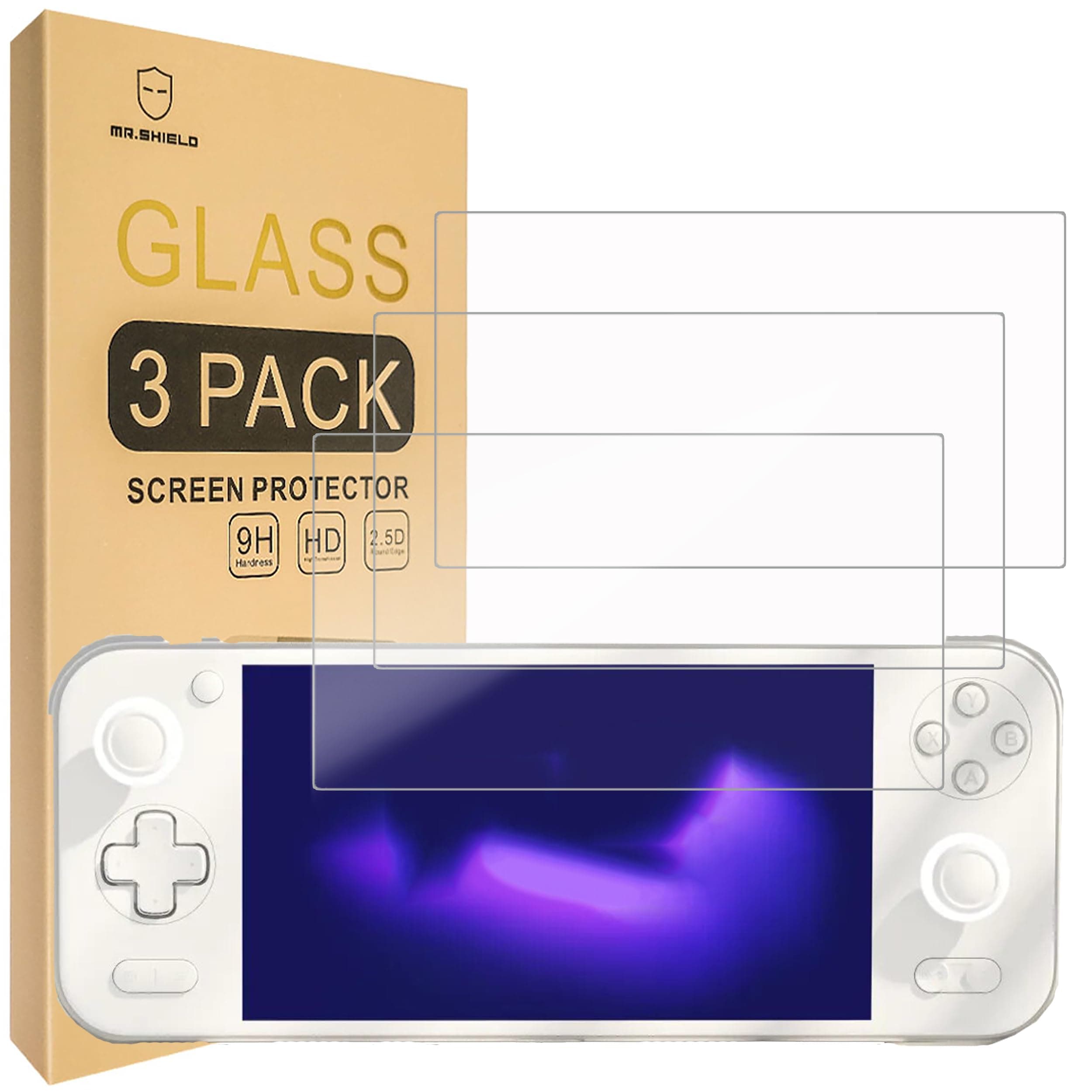 Mr.ShieldScreen Protector compatible with AYANEO Pocket S [Tempered Glass] [3-PACK] [Japan Glass with 9H Hardness]