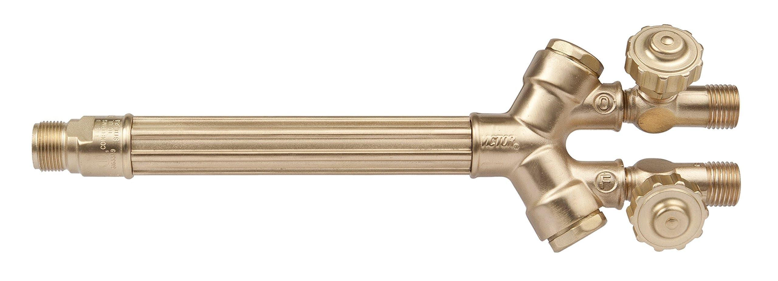 Victor Technologies 0382-0032 100FC 100 Series "VanGuard" Medium Duty Torch Handle, 8.5" (215.9 mm) Length