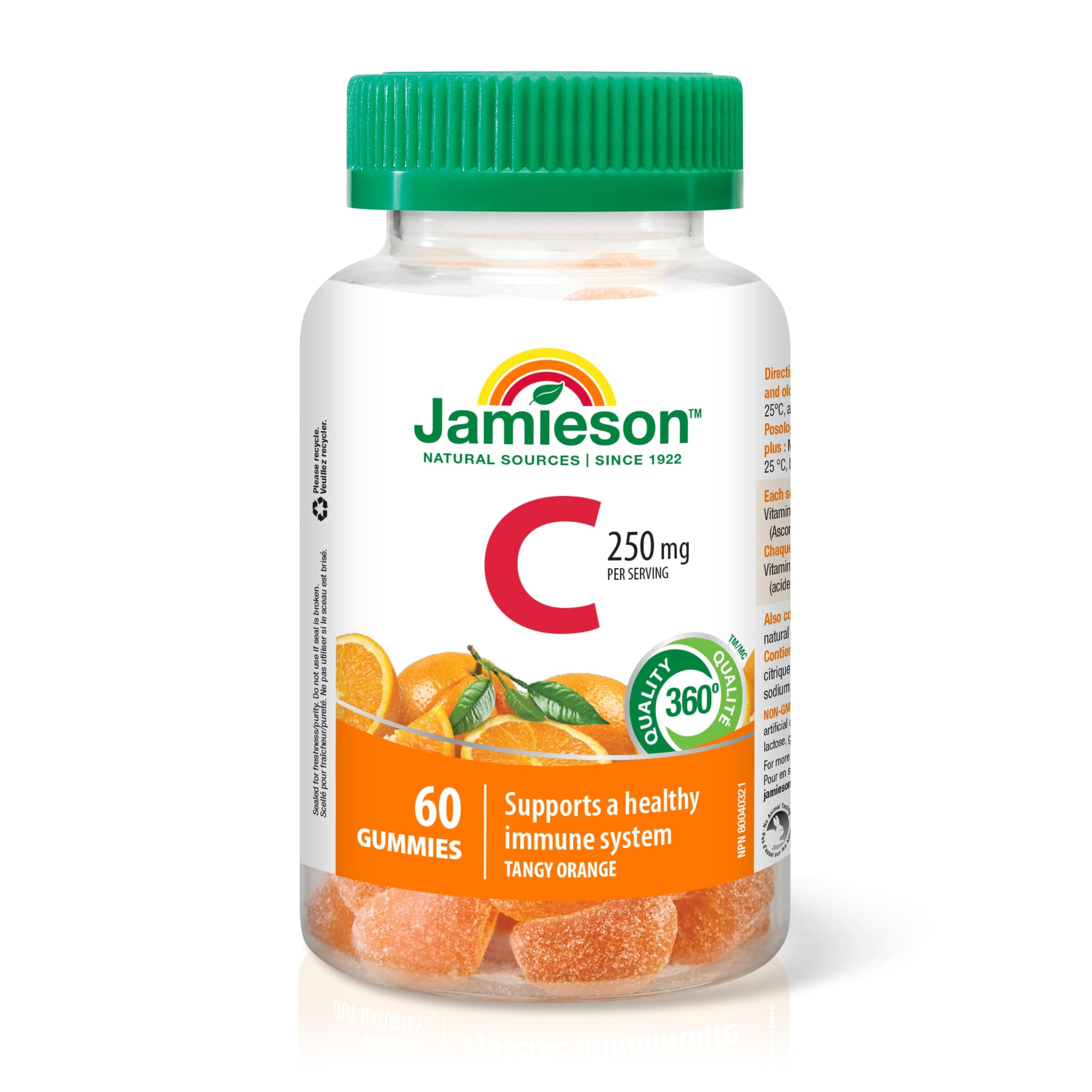 Jamieson C Gummies 250mg orange 60 Gummies