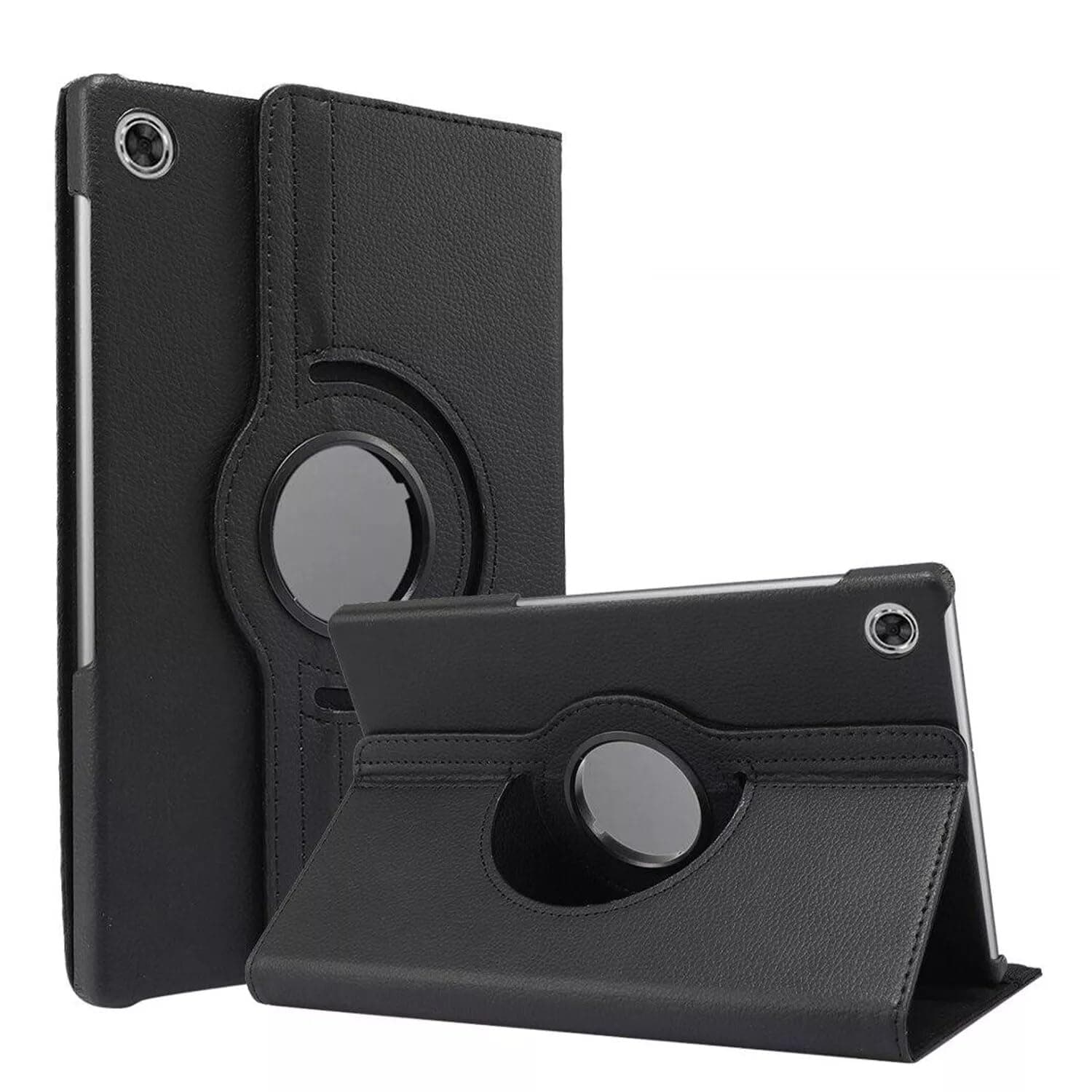 Rotating Case for Lenovo Tab M8 4th Gen 8-Inch 2023 (TB-300FU) 360 Degree Rotation Protective Stand Leather Folio Cover Back, Auto Wake/Sleep Tab M8 (Black)