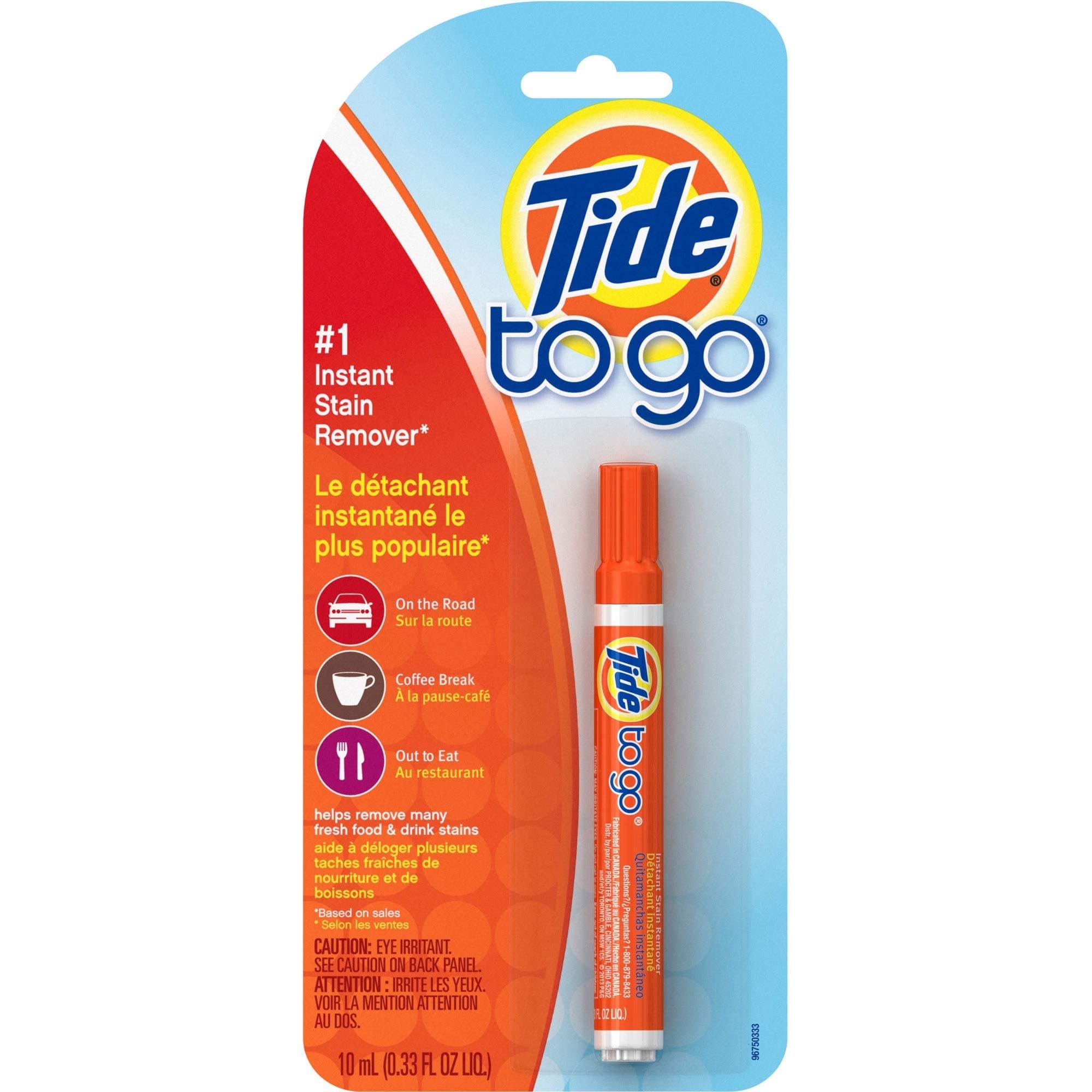 Tide To Go Instant Stain Remover, 6 count