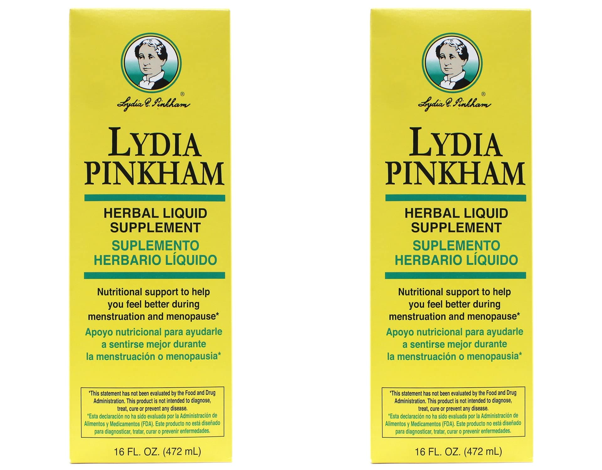 2-PAK Lydia Pinkham Nutritional Support Liquid 16oz bottles