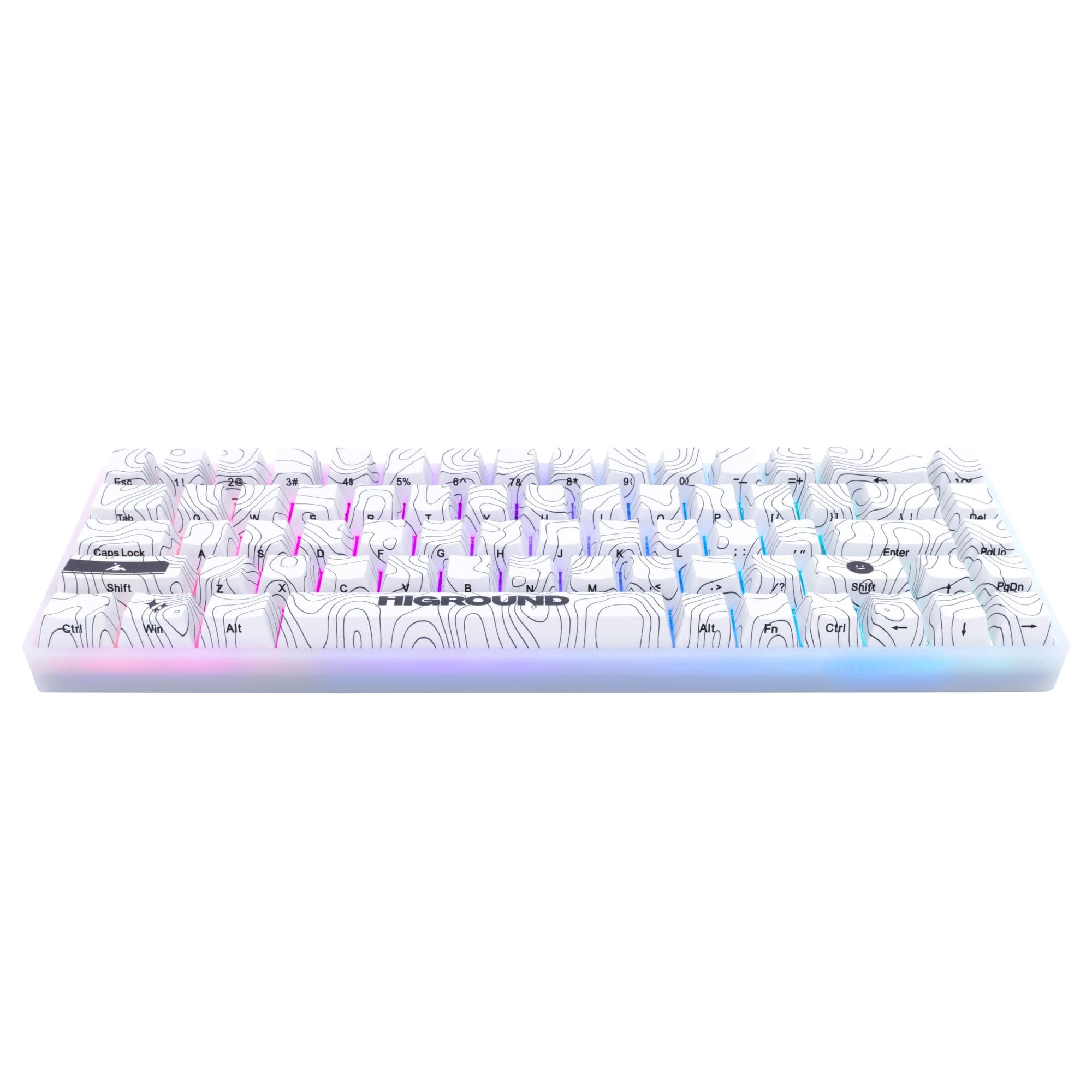 SNOWSTONE Trailhead 65% Mechanical USB Wired Gaming Keyboard, TTC Linear Custom Switches, Programable RGB, Hot-Swappable, Deep Thock Creamy Sounding PC Keyboard, Pre-lubed, 100% Anti-ghosting