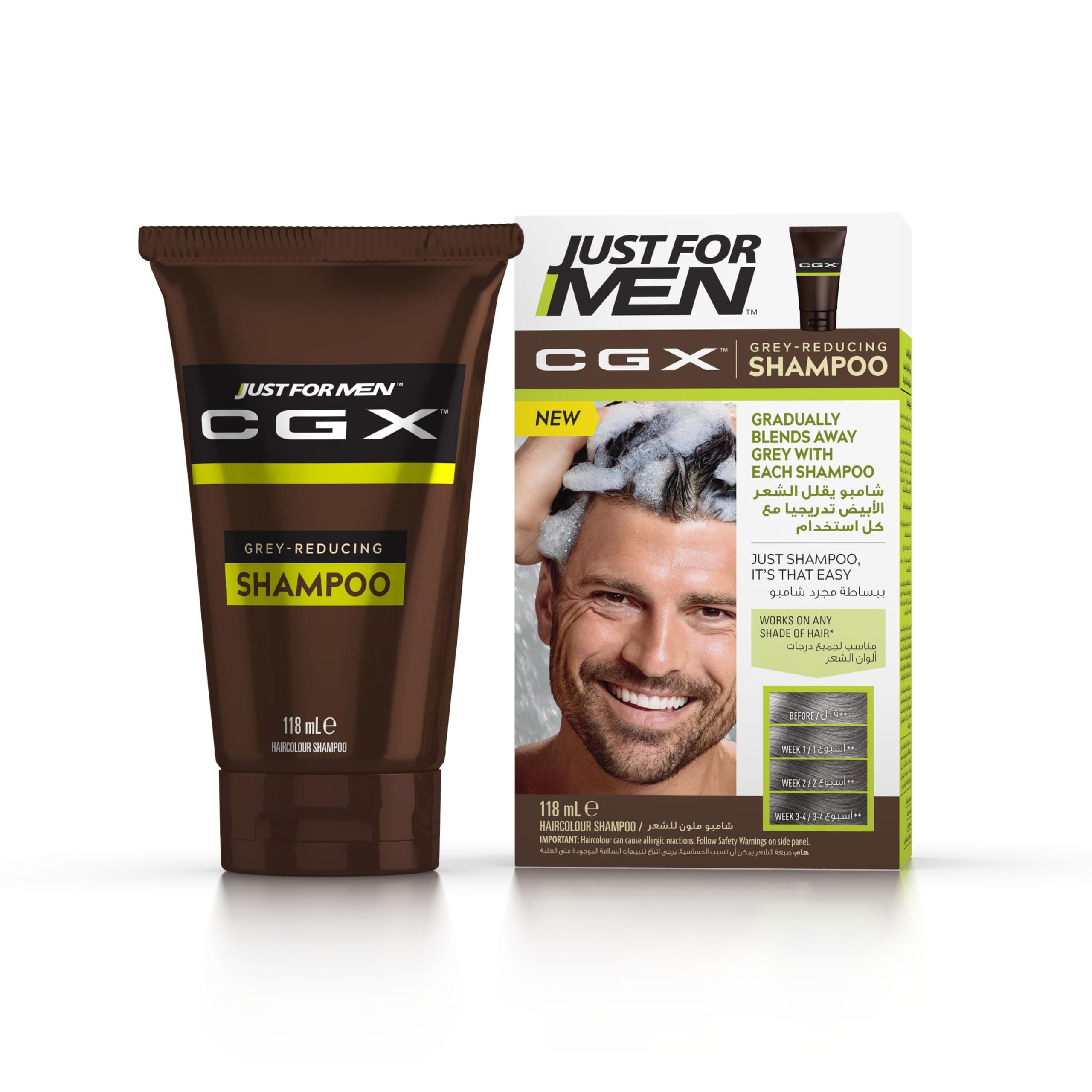 Just for Men Control Gx Grey-Reducing Shampoo 118 ml