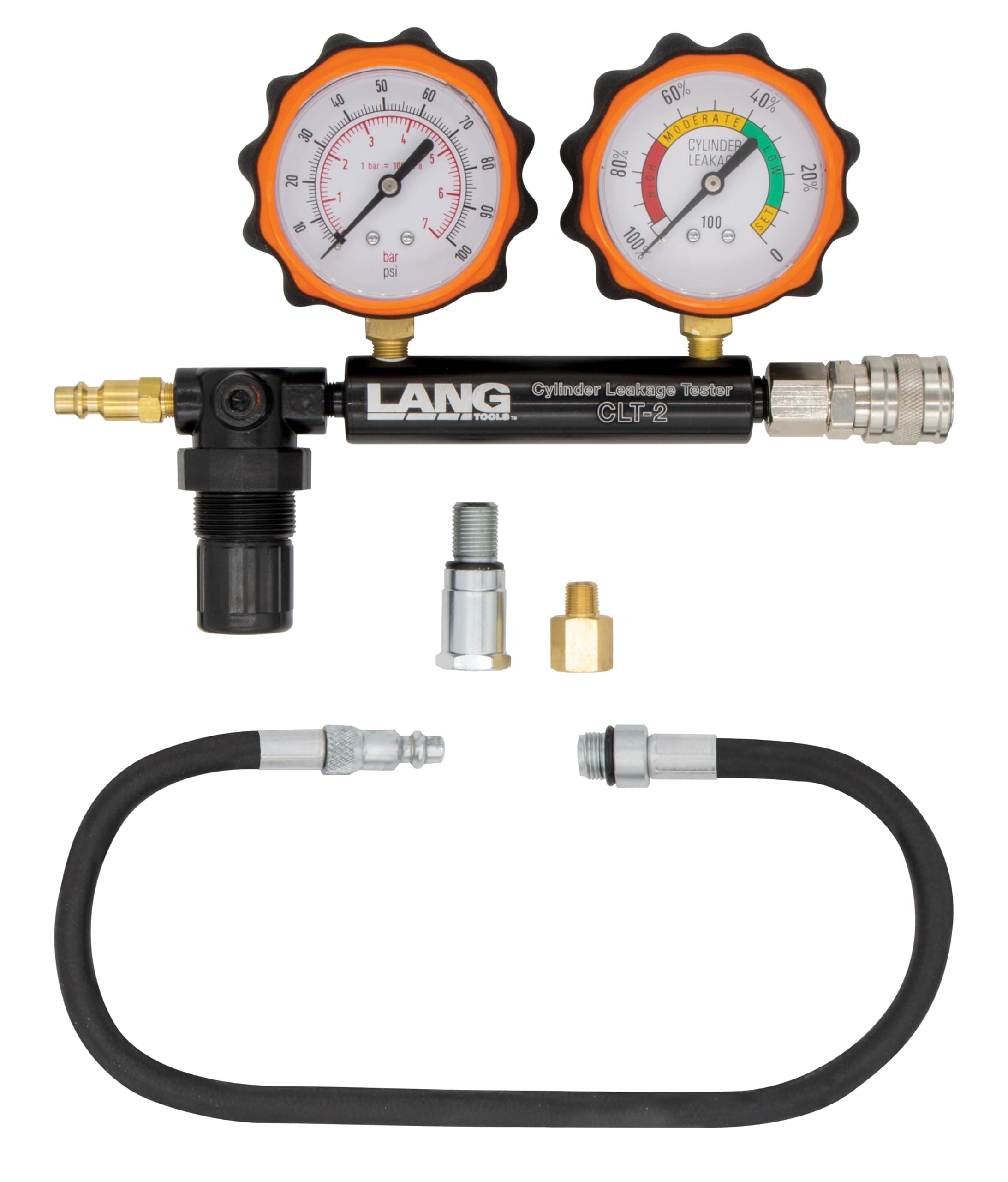 CLT-2 100 PSI Cylinder Leakage Tester with 2 Gauges, One Size
