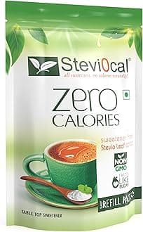 - Stevi0cal Stevia Sweetener Powder | 100% Sugar Free Natural | Zero Calorie for Weight Management, Diet, Diabetic Friendly | 1.0 kg Refill Pack - Pack of One (1 x 1000 gm)