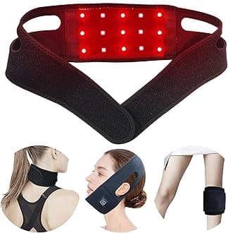 Infrared Red Light Therapy for Knee Neck Ankle Relief Near Infrared Heating Pad for Pain Relief Wearable Hand Wrist Legs Red Infrared Light Heated Wrap Belt for Home Office Use with 3 Gears Timer