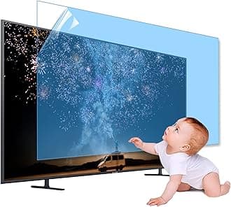 43-65 Inch TV Screen Protector, Frosted Matte Anti Glare Outdoor/Indoor Anti Blue LightDustproof Filter Film, Relieve Eye Strain and Sleep Better, for LCD、LED、4K OLED / 60in 1327x749mm