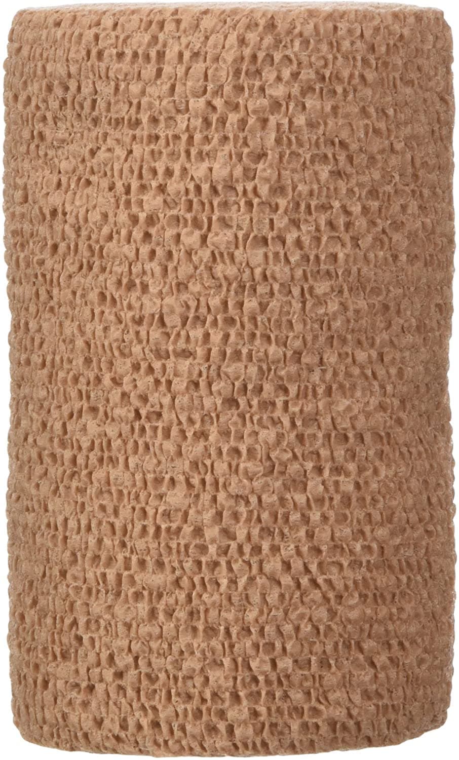 3M Coban Self Adherent Wrap - Tan, 4 in X 5 Yards, Elastic (5 Pack)