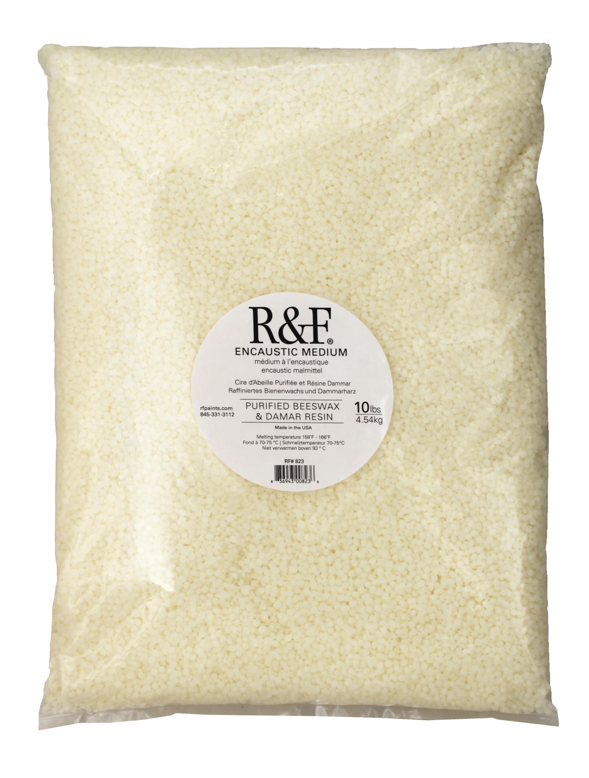 R&F Handmade Paints Encaustic Medium Bagged Paint, 10-Pound (823)