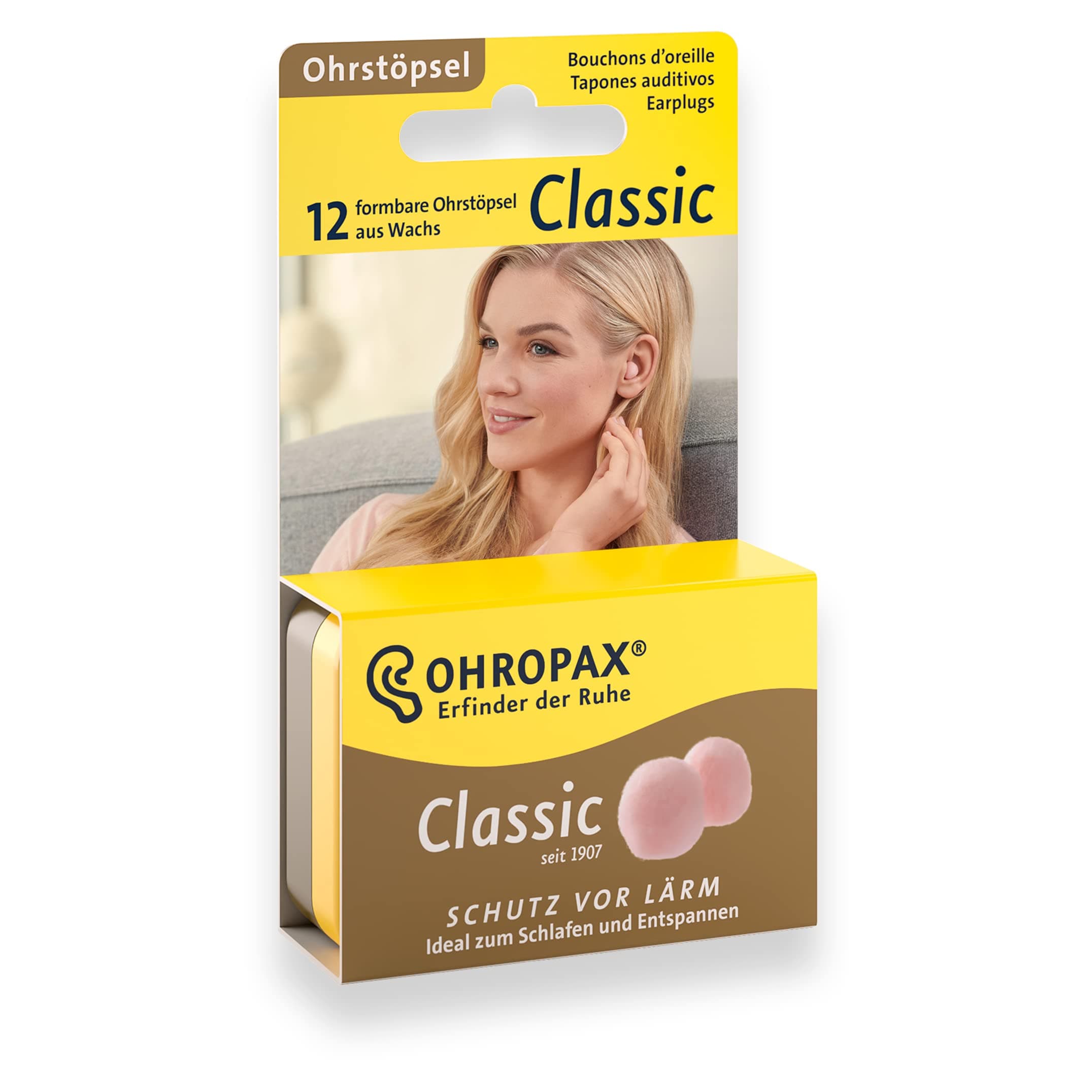 Ohropax Classic Earplugs - 6 Pairs