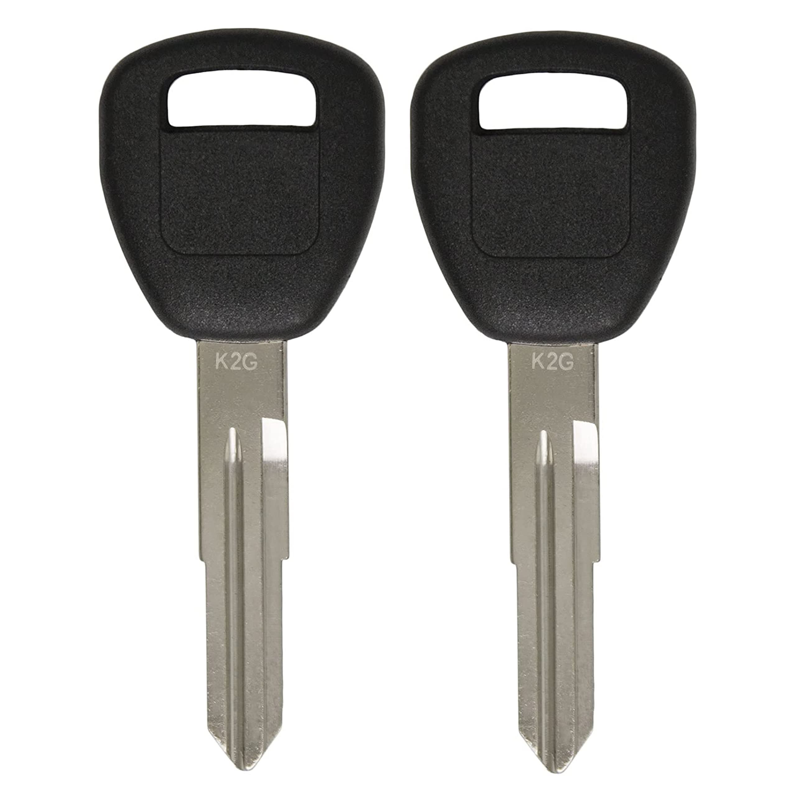 Keyless2Go Replacement for New Uncut Transponder Ignition ID 13 Chip Car Key HD106 (2 Pack)