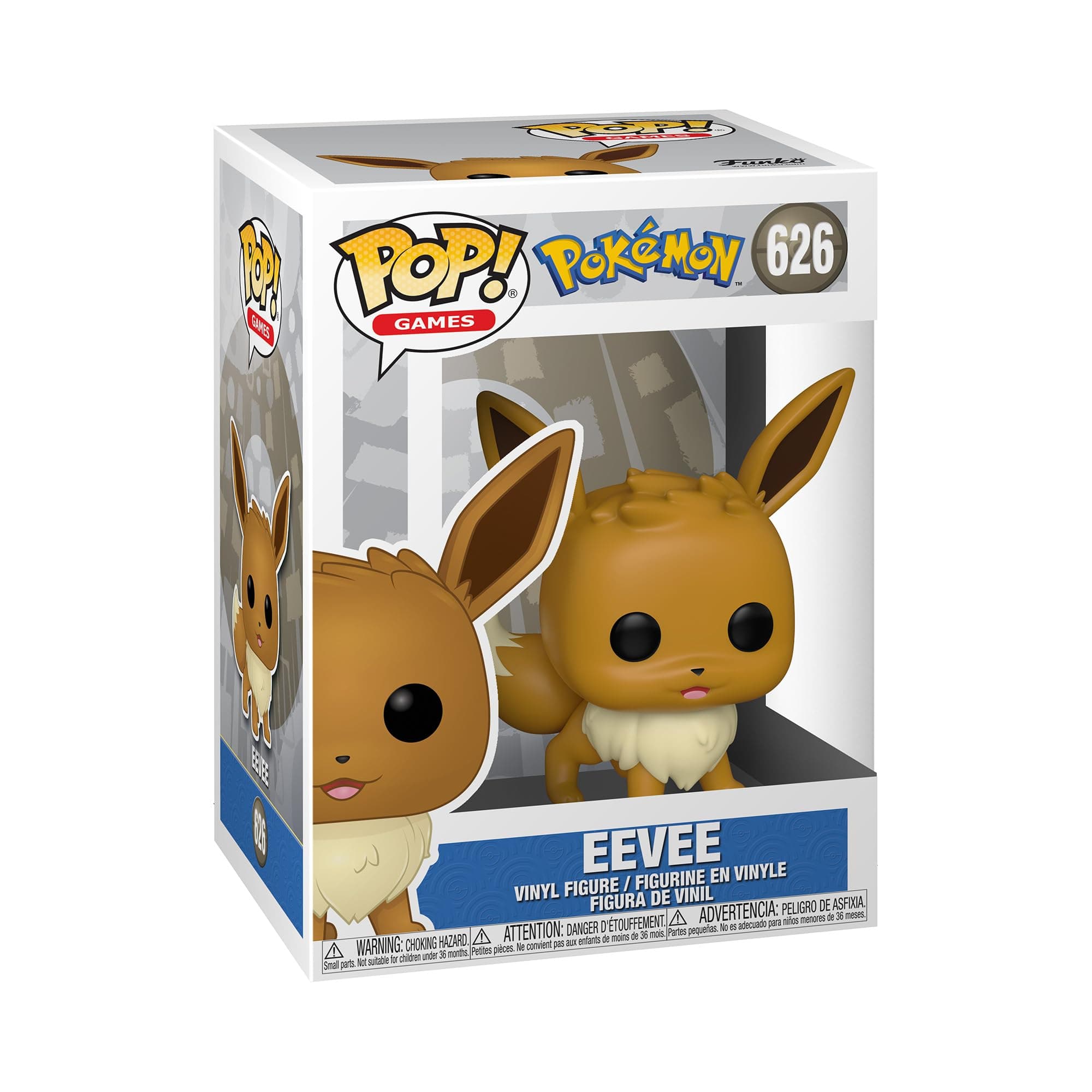 Pop! Games: Pokemon - Eevee - Collectable Vinyl Figure - Gift Idea - Official Merchandise - Toys for Kids & Adults - Video Games Fans - Model Figure for Collectors and Display