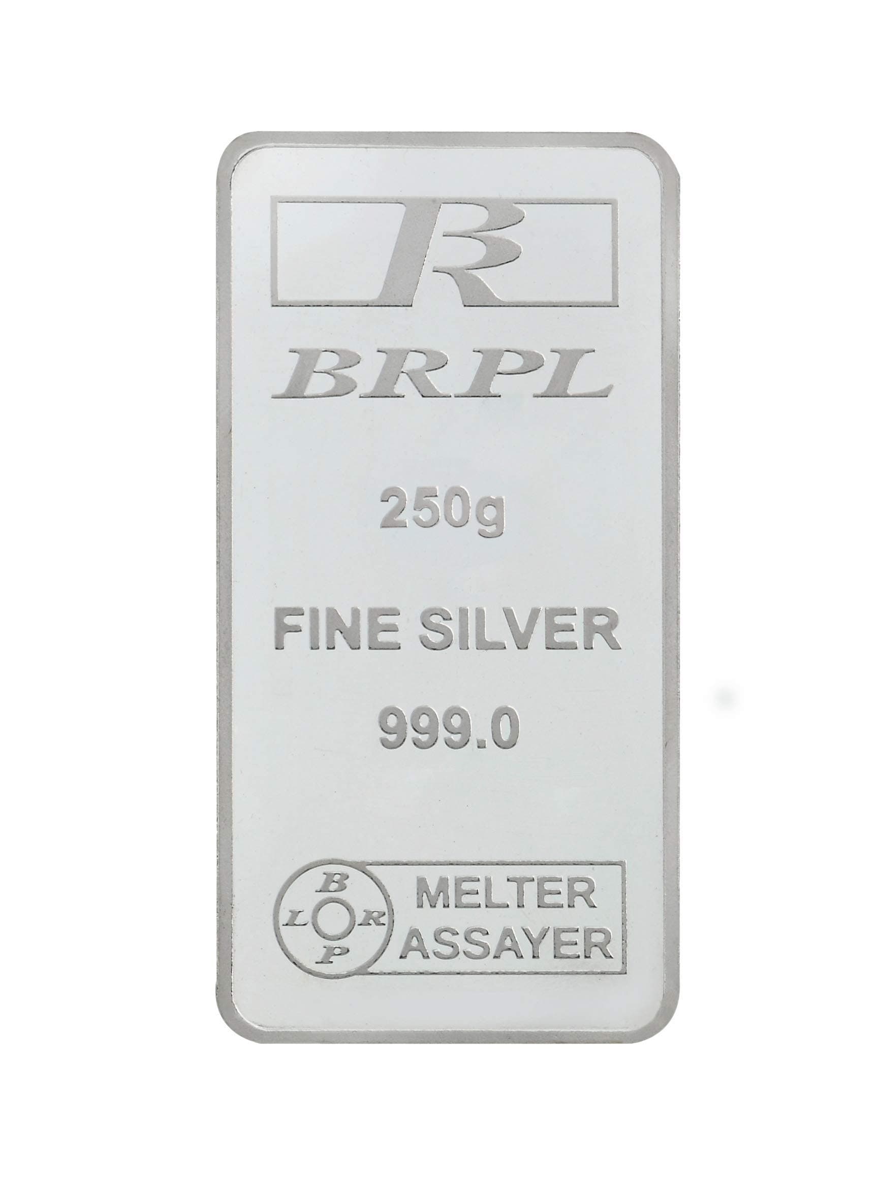 999 Purity Silver Bar 250 Grams