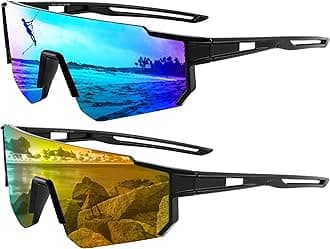 Yogo Vision Kids Sports Sunglasses Youth Lightweight Baseball Sun Glasses UV400 Protection Sport Frame Shades for Boys Girls