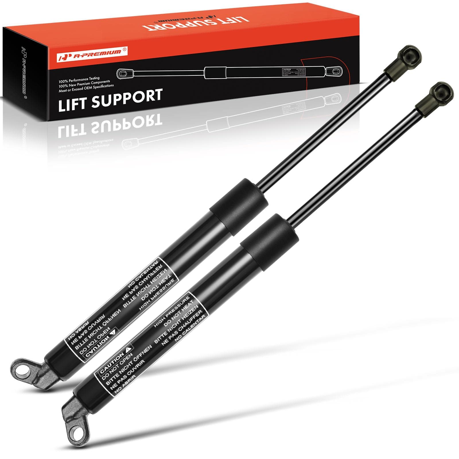 A-Premium Tailgate Rear Trunk Lift Supports Shock Struts Replacement for BMW E38 740i 740iL 2-PC Set