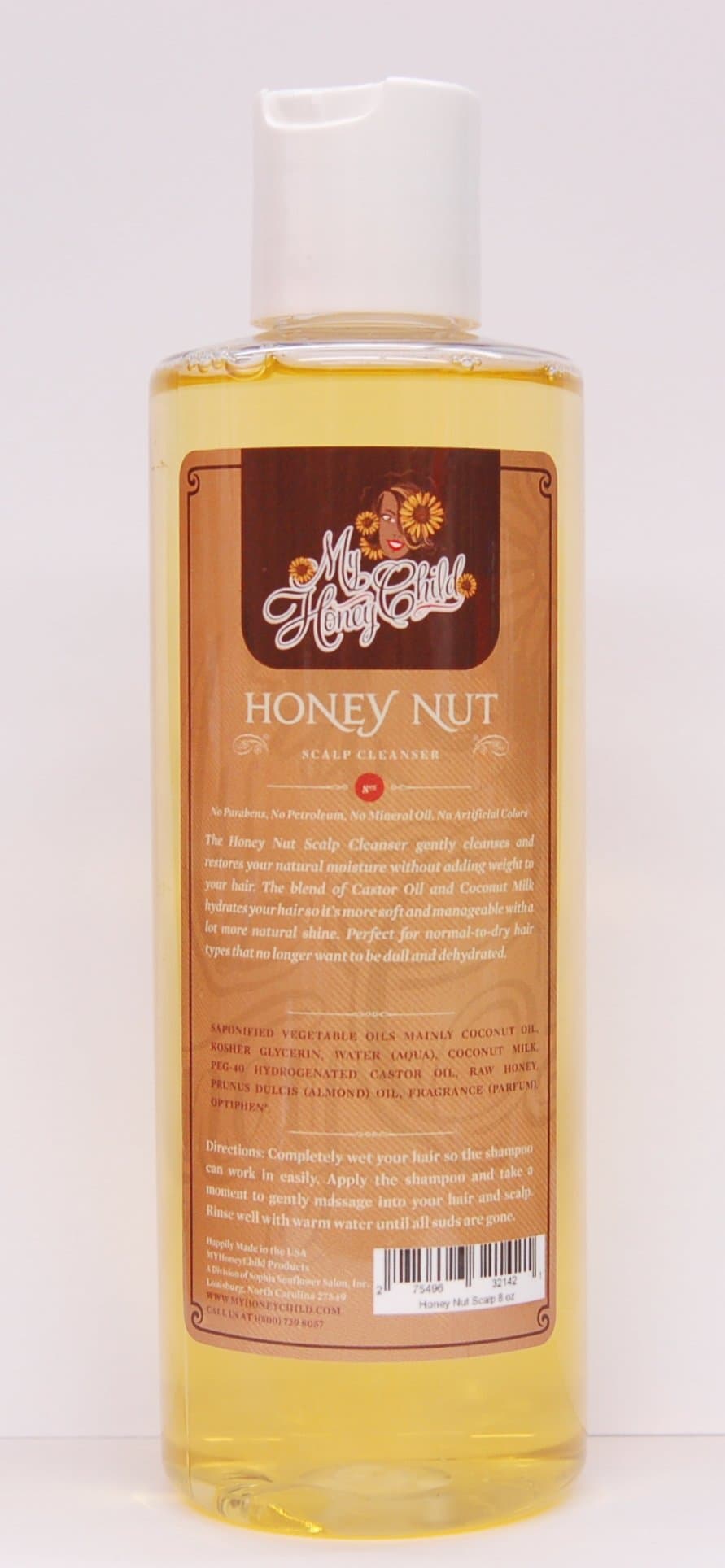 Honey Nut Scalp Cleanser 8 Oz.