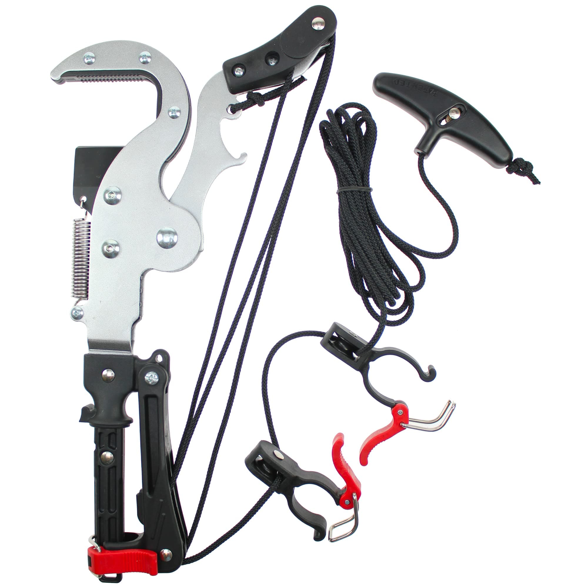 Darlac Expert Geared Anvil Tree Pruner – Garden Pruning Attachment for Extendable Pole – Razor Sharp Blades to Cuts Branches up to 50mm - SK5 High Carbon Steel Blade