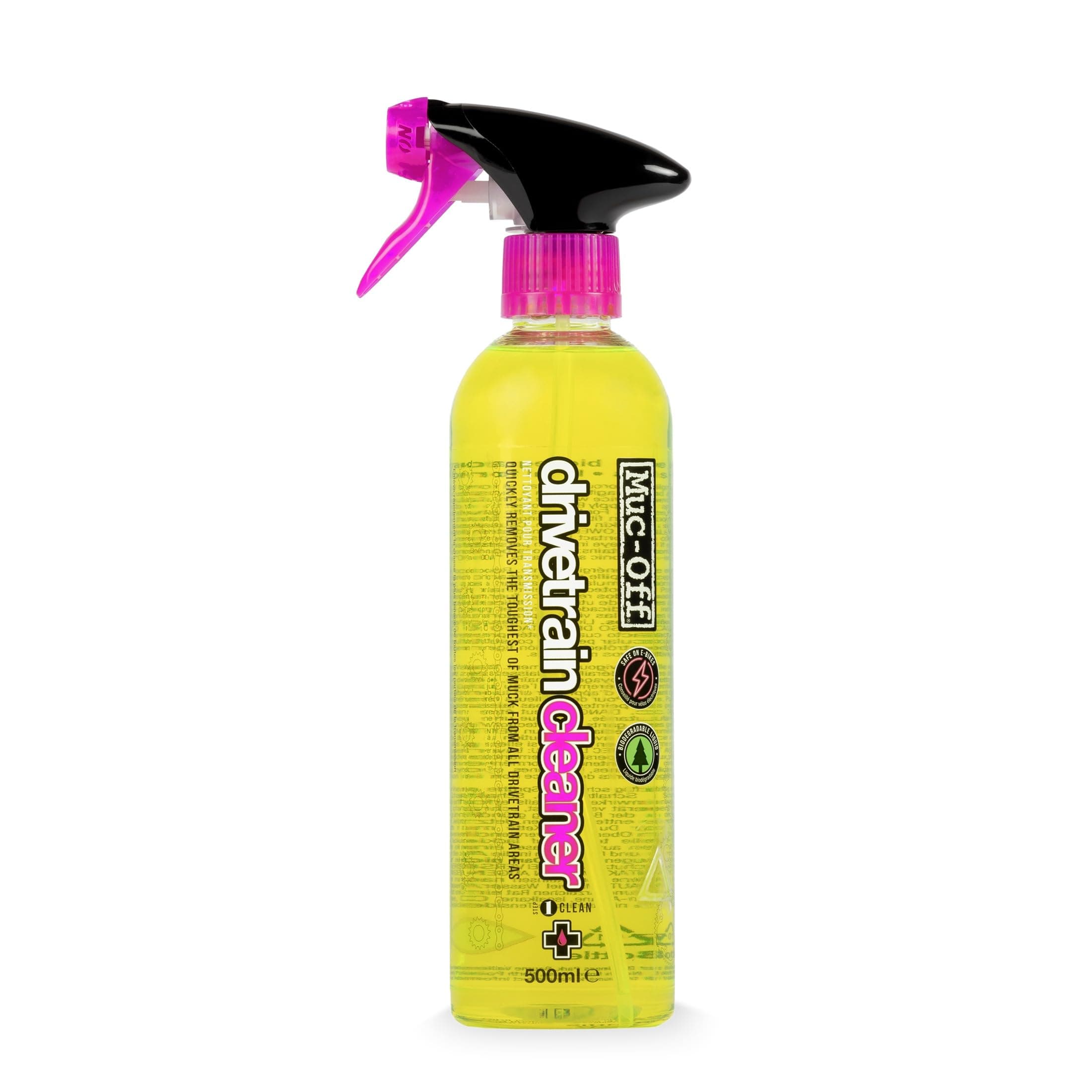 Muc-Off Bio Drivetrain Cleaner | Effective Biodegradable Bicycle Chain Cleaner and Degreaser Spray | Suitable for All Types of Bike