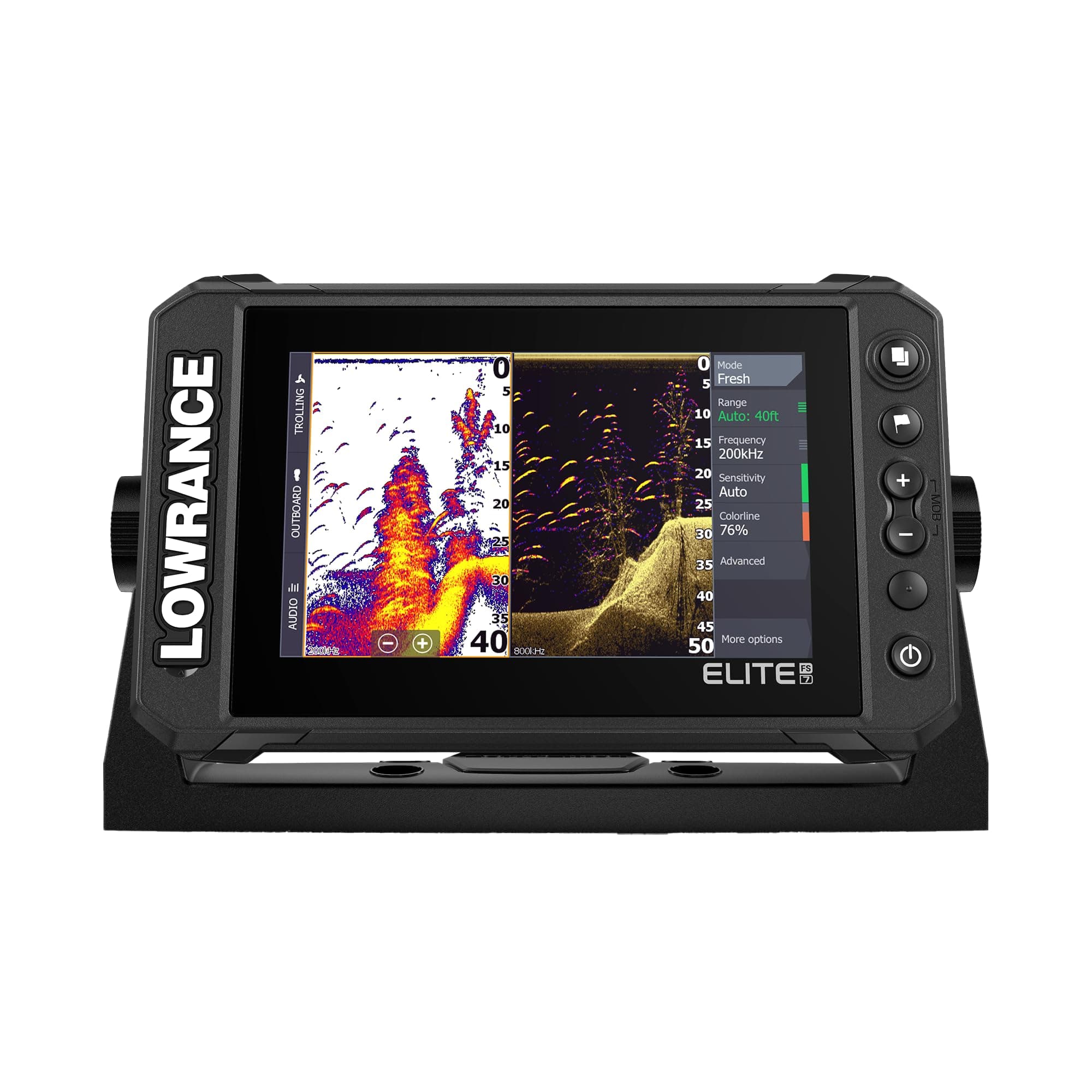 Elite FS 7 Fish Finder with Active Imaging 3-in-1 Transducer, Preloaded C-MAP Contour+ Charts