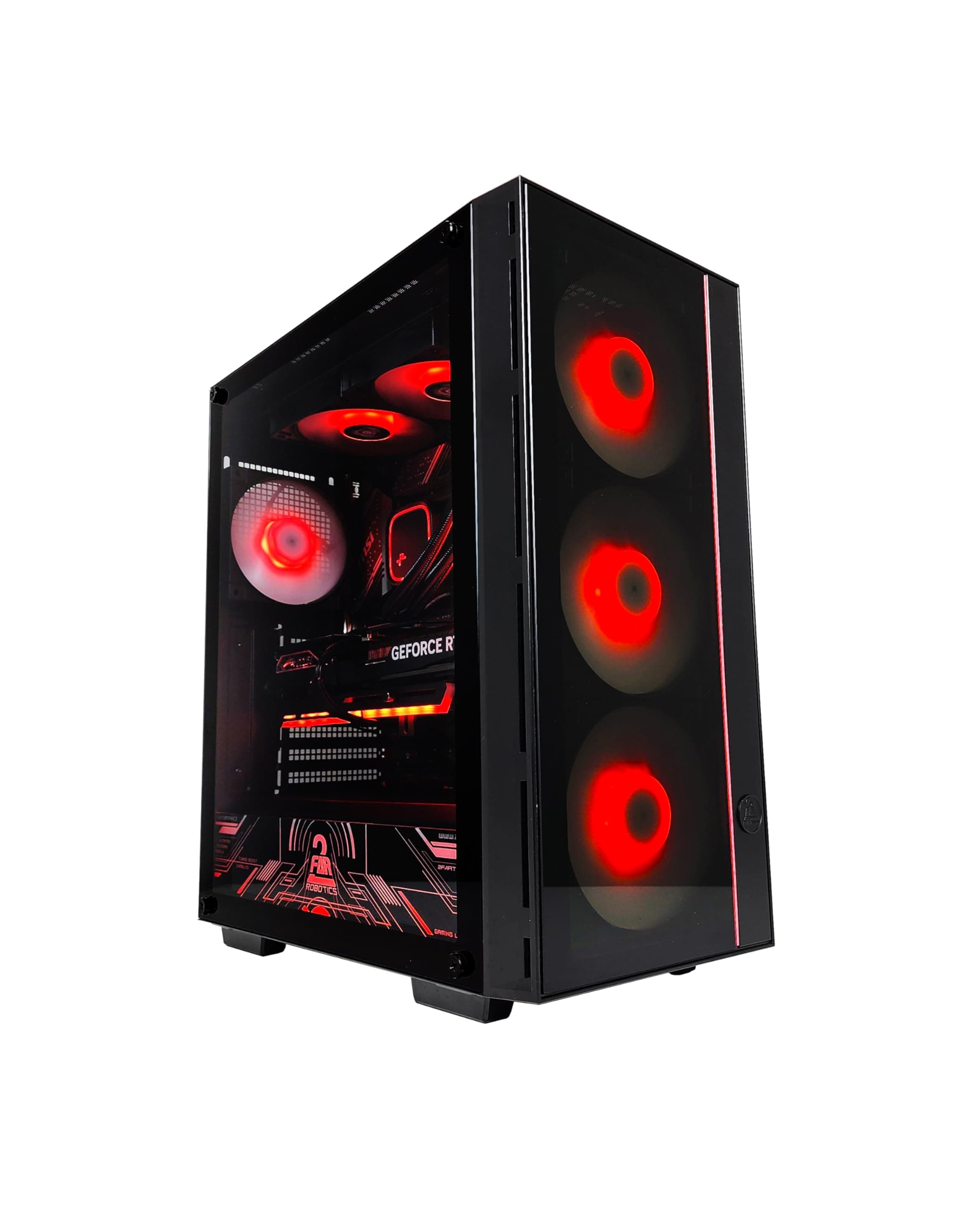 Liquid Cooled Gaming PC, Intel i7-12700F, Nvidia RTX 5060, 32GB DDR5, 2TB NVME M.2 SSD, 750Watts PSU, Windows 11 pro, 1 Year Warranty (i7-12700F, RTX 5060) [T-366 V2]