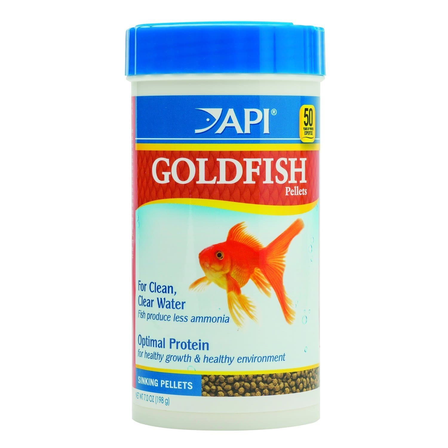 GOLDFISH PELLETS Fish Food 7-Ounce Container