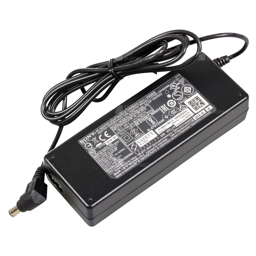 Power Supply Cable AC Adapter compatible with Sony Bravia Televison ACDP-060S02 ACDP-060S03 Part Nos: 149299411 149314811 149314822 149299422 149299431 for LCD/LED TV - 19.5V ~ 3.08A 60W