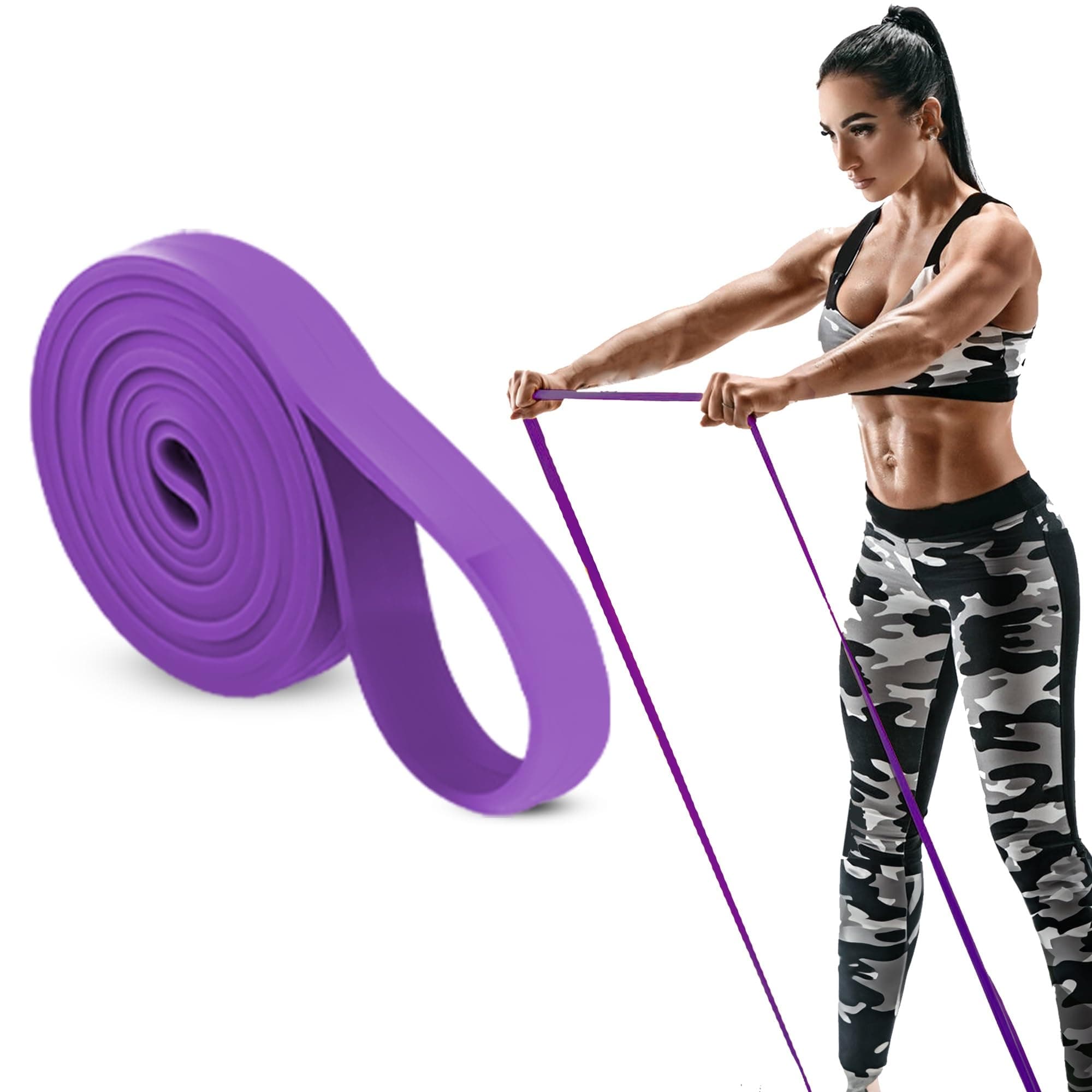 Resistance Bands - Exercise Band Pull Up Assist Bands, Stretch Resistance Band, Exercise bands, Power-lifting Bands for Resistance Training, Ideal for Home Workouts