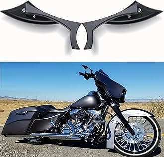 Rearview side motorcycle mirrors