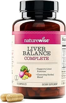 Liver Balance Detox Supplement - Triple Repair Formula with Milk Thistle, Dandelion, Turmeric, Artichoke, Reishi Mushroom & Kudzu, Vegan - 120 Capsules[60-Day Supply]