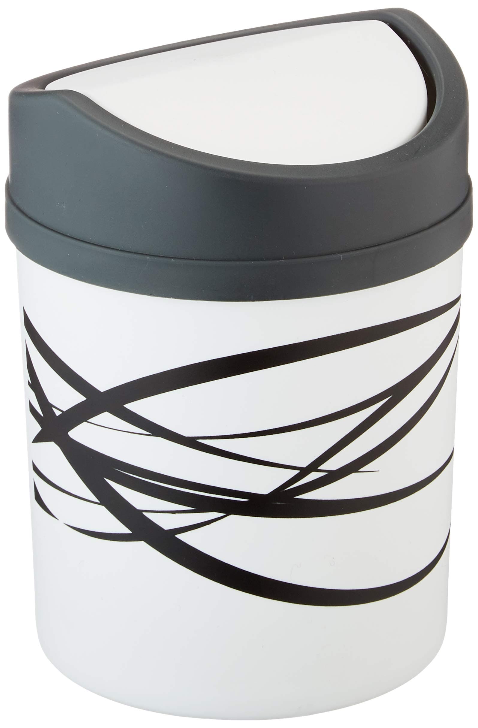 UnimetWüllner table-top litter bin with swing lid