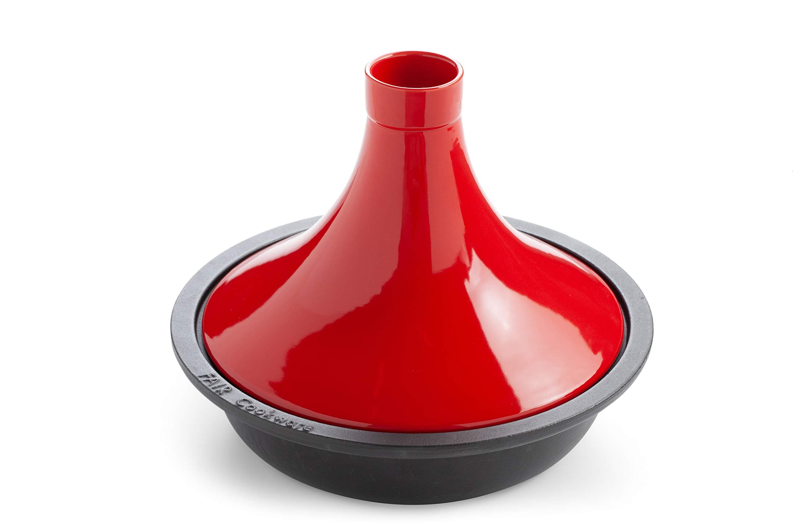 Faircookware Tagine - High-Quality Cast Iron - 29 cm - 2,4L - Suitable for All Hob Types Including Induction and BBQ - Dishwasher Safe