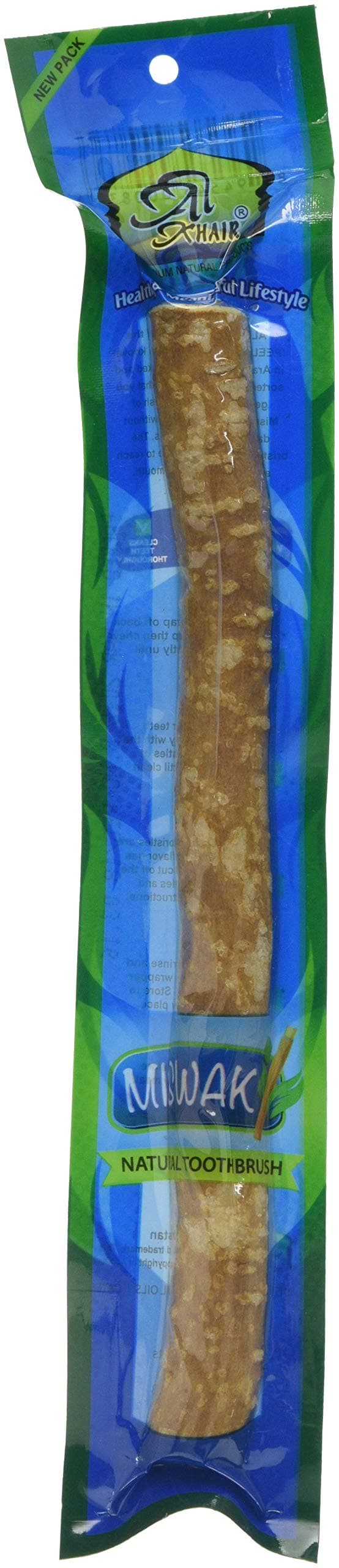 Miswak Thick Toothbrush Stick, 10-Piece
