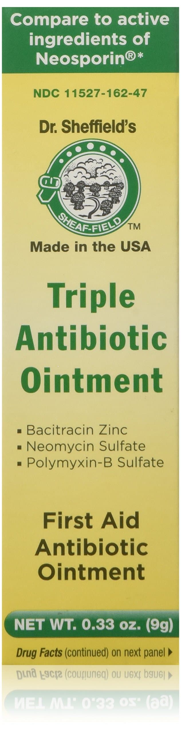 Triple Antibiotic Ointment Net WT, .033 oz(9g)