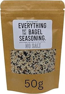 No Salt Everything But The Bagel Seasoning Mix, 50g, New York Style, Season Meats, Eggs and More Mixed Spices