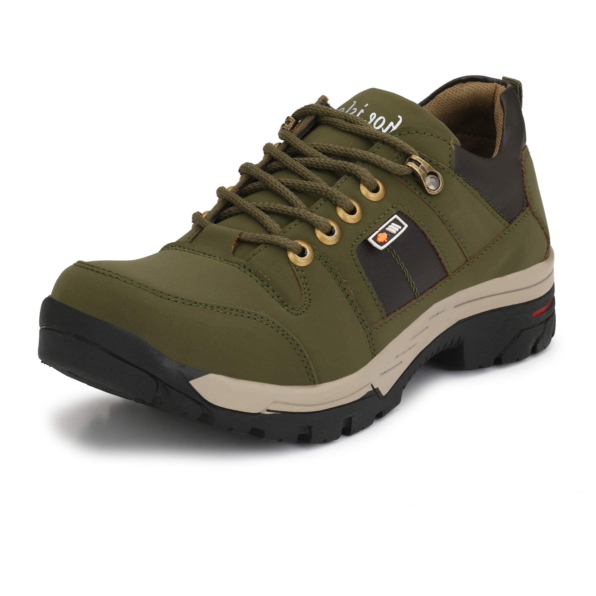 Solid Black Premium Leatherette Ankle Length Casual Boots for Men