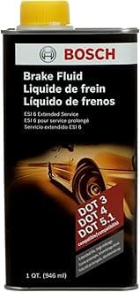 BOSCH ESI6-32N Low Viscosity, Extended Life Brake Fluid - Compatible with All Vehicles Designed to Use DOT 3, DOT 4, and DOT 5.1 Brake Fluids; 1 Quart
