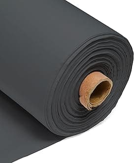 Graphite 100% Cotton Plain Fabric – 60 Inch 150cm Wide 150GSM Material - Sewing, Dressmaking, Quilting, Curtain Linings, Pillowcases & Totes by Discount Fabrics LTD - Half Metre