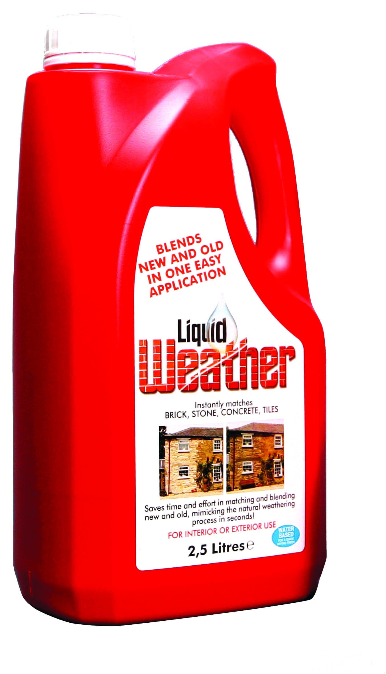 2.5l Bottle | The Original Aging Solution | Aging and Matching Brick, Tile, Render, Stone and Other Masonry