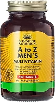 A To Z Men's Multivitamins 100 Vegetarian Tablets | For Daily Nutrition Requirement
