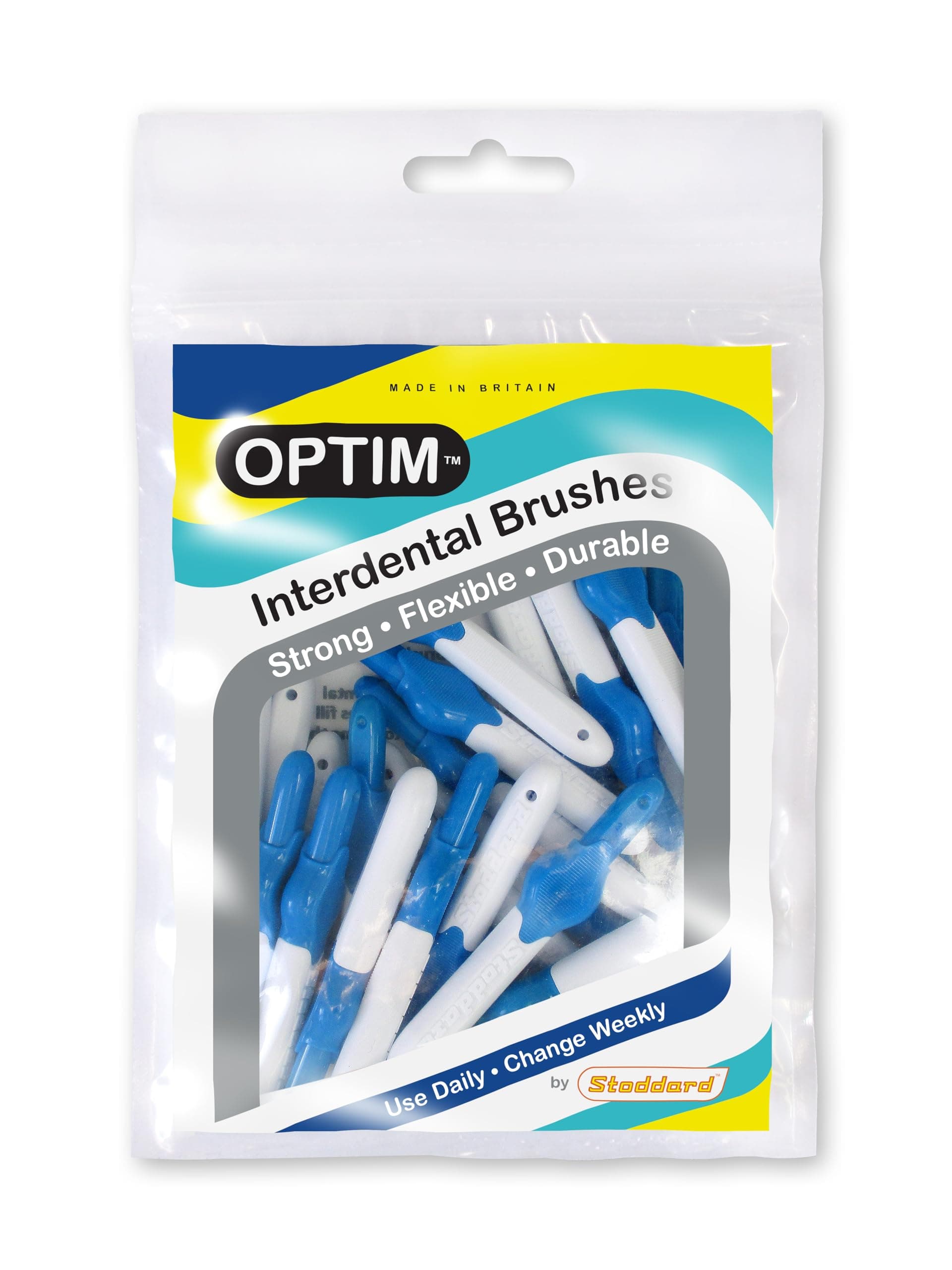 Stoddard Icon Blue Standard Interdental Brushes - 25 Per Pack